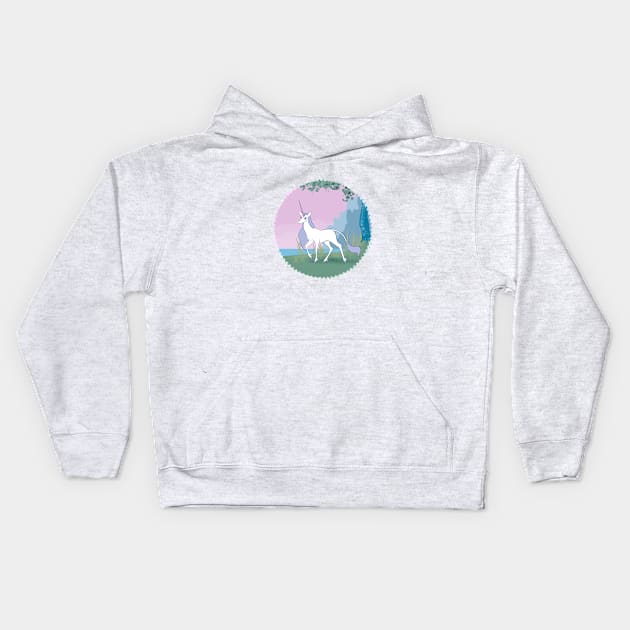 The Last Unicorn Kids Hoodie by AmysBirdHouse